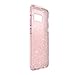 Speck Products Presidio Clear + Glitter Cell Phone Case for Samsung Galaxy S8 Plus - Rose Pink With Gold Glitter