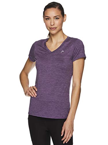 image for HEAD Women's Short Sleeve Workout T-Shirt - Performance Tennis Crew Ne