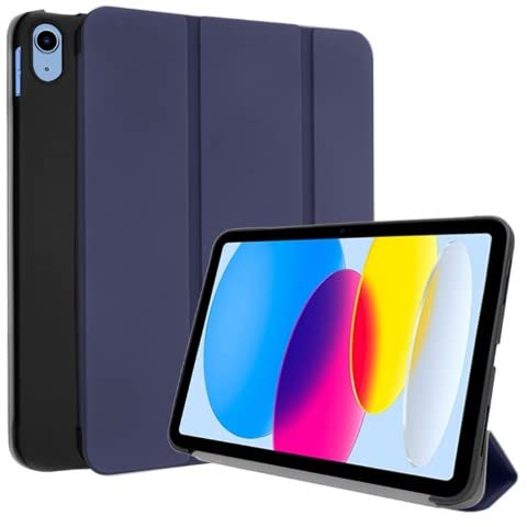 TECHGEAR Smart Case for iPad 11th Gen (2025 A16) & 10th Gen (2022), Slim Tri-Fold Stand Cover with Corner Protection, Auto Wake/Sleep, for iPad A16 11" / 10.9" - Navy Blue โ image 1