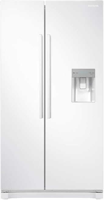 Samsung Rs52n3313ww Freestanding American Fridge Freezer With