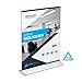 AdirOffice Table Card Display – Portrait Style Menu Ad Frame – Top Insert – Clear Acrylic (3 Pack, 5x7)