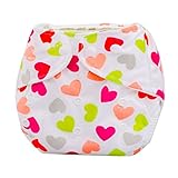Lookatool Newborn Baby Cloth Diaper Cover Adjustable Reusable Washable Nappy (F)