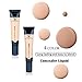 Beauty Glazed Foundation Primer Matte Me Foundation High Coverage+Poreless Flawless Looking Coverage Smooths Face Primer（04#）