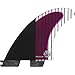 FCS II Reactor Performance Core Carbon Surfboard Tri Fin Set - Medium