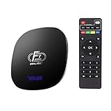 ESHOWEE Android 7.1 TV Box R1 Amlogic S905W Quad-core 64 Bit DDR3 1GB 8GB 4K UHD WiFi and LaN VP9 DLNA H.265
