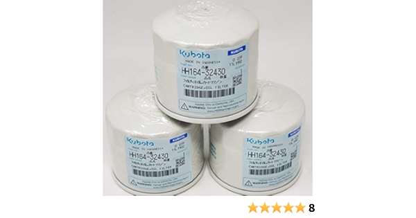 Amazon Com 3 Pk Genuine Oem Kubota Oil Filter Hh164 Automotive