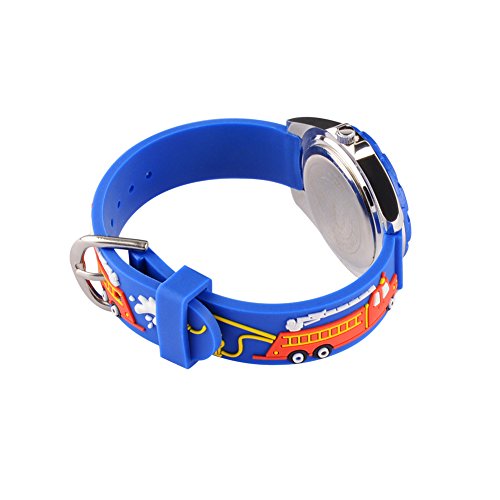 Venhoo Kids Watches 3D Cute Cartoon Digital Waterproof Silicone