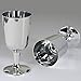 BalsaCircle 44 pcs 7 oz Silver Plastic Wine Glasses - Disposable Wedding Party Catering Tableware