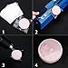 COQOFA POF Small Heat Shrink Wrap Bags 4x4 inch 200 pcs 100 Gauge Clear Non Toxic Soft for Soaps Cookies Crafts DIY Homemade Gifts