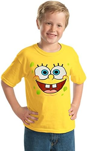 Dope Clothing Sponge Bob Large Face Unisex Kids & Adults Yellow T Shirt