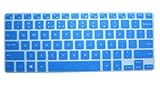 CaseBuy Ultra Thin Silicone Keyboard Protector Cover Skin for Newest Model Dell XPS 13-9343 13-9350 13-9360 13.3-Inch(DO NOT Fit XPS 13 9365), Blue