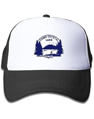 Camp Crystal Lake Snapback Hat Adjustable Mesh Cap For Little Kid