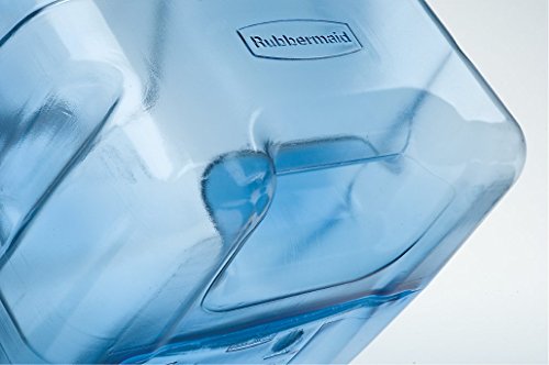 Rubbermaid 9F53 5.5 gallon Capacity, 10.5" Length x 13.3" Width x 17.8" Height, Transparent Blue Color, Safe Ice Tote - Thumbnail 4