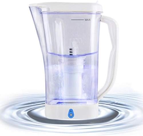 FeiKe 2L Rich Hydrogen Water Maker Bottle Alkaline Water Ionizer Machine Water filter Pincher Drink Hydrogen Water Generator Kettle,White