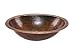 Premier Copper Products LO19FDB 19-Inch Oval Under Mount Hammered Copper Bathroom Sink, Oil Rubbed Bronze