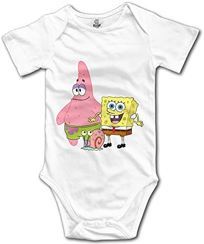 MerryMerry Spongebob Patrick Star Snail Baby Onesie T Shirt Baby