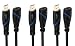 3 FT (0.9 M) High Speed HDMI Cable Male to Female with Ethernet Black (3 Feet/0.9 Meters) Supports 4K 30Hz, 3D, 1080p and Audio Return CNE524450 (3 Pack)