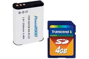 SYNERGY DIGITAL Nikon Coolpix P600 Digital Camera Accessory Kit Includes: KSD4GB Memory Card, ACD423 Battery