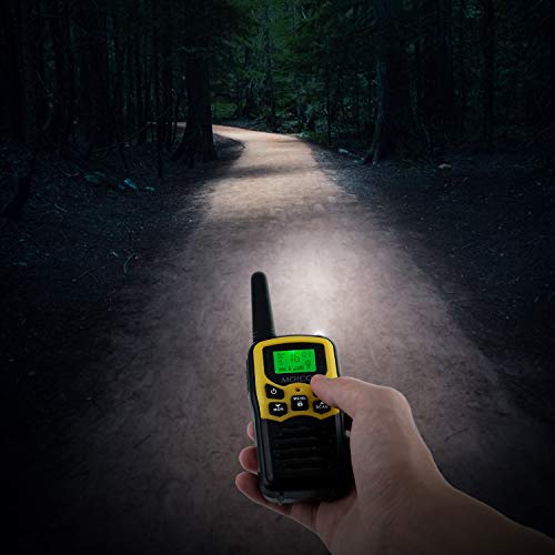 Professional Rechargeable Walkie Talkies,MOICO Long Range Two Way Radios for Adults up to 5 Miles in Open Area,Handheld Talkies Talky with 22 Channels FRS/GMRS VOX Scan LCD Display LED Flashlight - Thumbnail 4