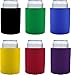 Blank Thick Foam Old School Can Cooler (Variety Color 6 Pack)