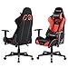 Gtracing Gaming Chair Fabric and Pu Computer Racing Office Chair High Back Backrest and Height Adjustable E-Sports Ergonomic Chair with Pillows Red