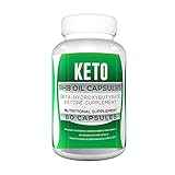 Keto BHB Oil Capsules for Weight Loss - Green Keto BHB Oil Powder Capsules (Beta-Hydroxybutyrate) - Keto BHB 800 Pills (60 Capsules, 1 Bottle)