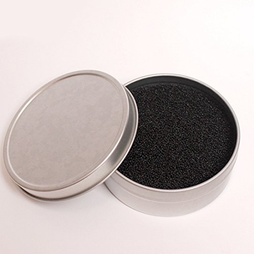 Round Sponge Brush Makeup Cleaner Iron Box for Eye Lip Face Cosmetic Brushes