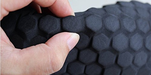 Anser 1PCS FS001 Basketball Compression Short Sleeve Knee Pads Protective Pad (M, Black)