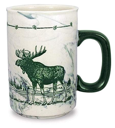 Photo 1 of * Minor chipping damage * Cape Shore 18oz Heavy Stoneware Sema Pottery Mug, Multiple Styles Available (Moose)