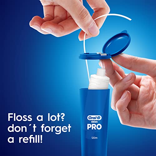 OralB Glide PRO Refillable Dental Floss Starter Kit + Refill, 240m