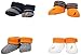Nautica Baby Boys' 4 Pack Assorted Booties, Multi, 0-6 Months