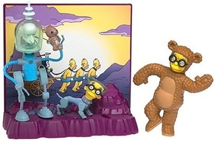 Amazon Com Playmates Toys Inc Simpsons Talking Future Burns And