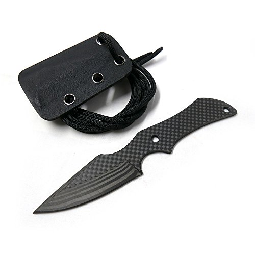 Cool hand 6.1   carbon fiber fixed blade knife with kydex sheath …