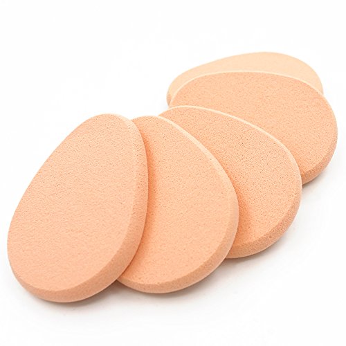Polytree 5pcs Egg Oval Smooth Makeup Sponge Blender Powder Puff Flawless Foundation - Thumbnail 2