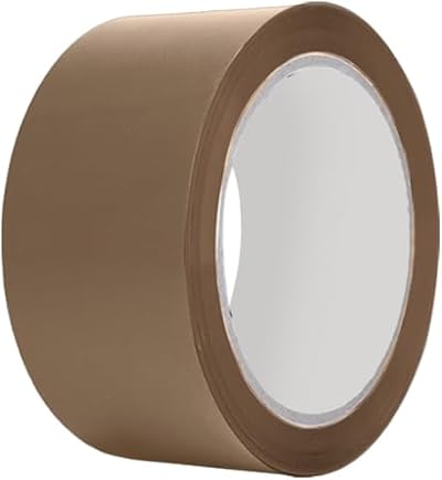 ARVO Brown Packing Tape 48mm x 60m Low Noise Durable Parcel Tape