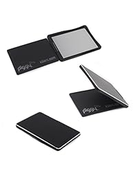 Piggy Pro soporte ajustable para Smartphone con oculta espejo compacto, maquinilla de afeitar fina, se adhiere a carcasas de teléfono, funciona con magnético coche Mounts, Rose gold