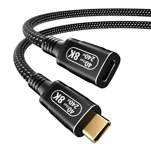 Smoizheff 0.5m/ USB-C Extension Cable 40gbps