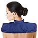 Inerzen Neck and Shoulder Hot and Cold Big Gel Pad Full Coverage Therapy Wrap for Pain, Muscle, Stress Relief - Microwavable and Freezable