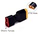 FPVDrone Male XT60 to Female T-Plug Connector Adapter No Wires RC LiPo Battery Connectors for Male XT60 to Female Deans Connector (4PCS)