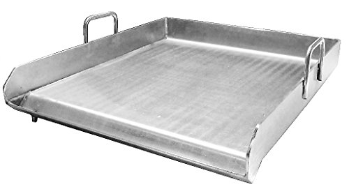 Bioexcel Stainless Steel Griddle Plancha for BBQ Grills, Taco Grill, Dishwasher Safe 15", 32" & 36" - This one is 15"x18"