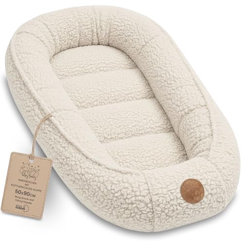 Totsy Baby Babynest Portable Baby Cot Sleeping Bag - Baby Cot Sleeping Bag Cosy Cuddly Boy Girl Newborn Nido Cream