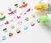 EFF-cientt 4pcs Korea Cute Novelty Sticker Machines & Stickers，Decoration Tape