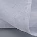 NICETOWN Kitchen Window White Sheer Curtains High Thread Crushed Sheer Voile Draperies/Drapes with Rod Pocket/Back Tab for Bedroom (2 Pieces, 52 inch Wide x 63 inch Long)