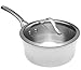 Calphalon Contemporary Stainless 3-1/2-Quart Saucepan with Glass Lid