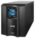 APC UPS 1000VA Smart-UPS with SmartConnect, Pure Sinewave UPS Battery Backup, Line Interactive, 120V Uninterruptible Power Supply (SMC1000C)