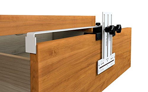 EasyJig 128 Template Jig for easy installation of Kitchen Cabinet Pulls Handles knobs for Doors and Drawers