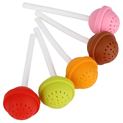 Colino a fogli mobili, filtro per la preparazione del tè piccolo e squisito Filtro per tè resistente bello e pratico per… - immagine 5