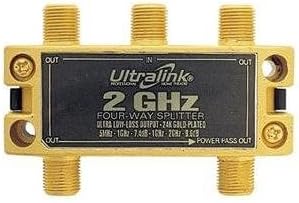 Ultralink Pro-4 4-Way Videophile Ultra High-Performance 2 Ghz Signal Splitter