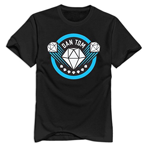 Katie P. Hunt Men's Cool DANTDM T-Shirt Black M