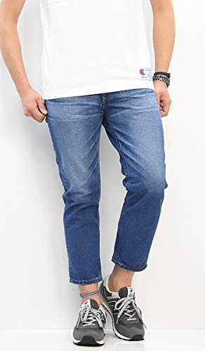 メンズ 激安通販専門店 5pocket クロップド デニムパンツ ダーク Lm4622 ユーズド 336 Xl